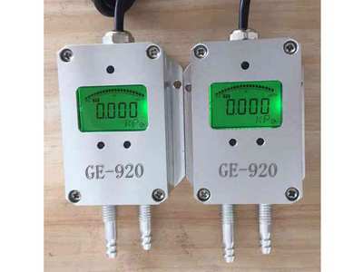 Trasmettitore di pressione differenziale dell'aria GE-920